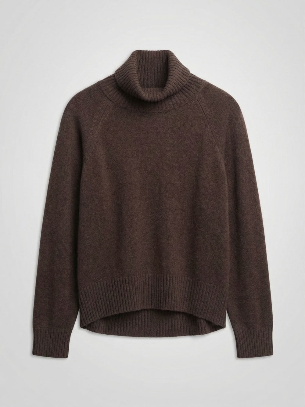 Cashmere sweater "Milano" - Dark brown - 100% pure Cashmere - Scandinavian design - Kashmina of Norway