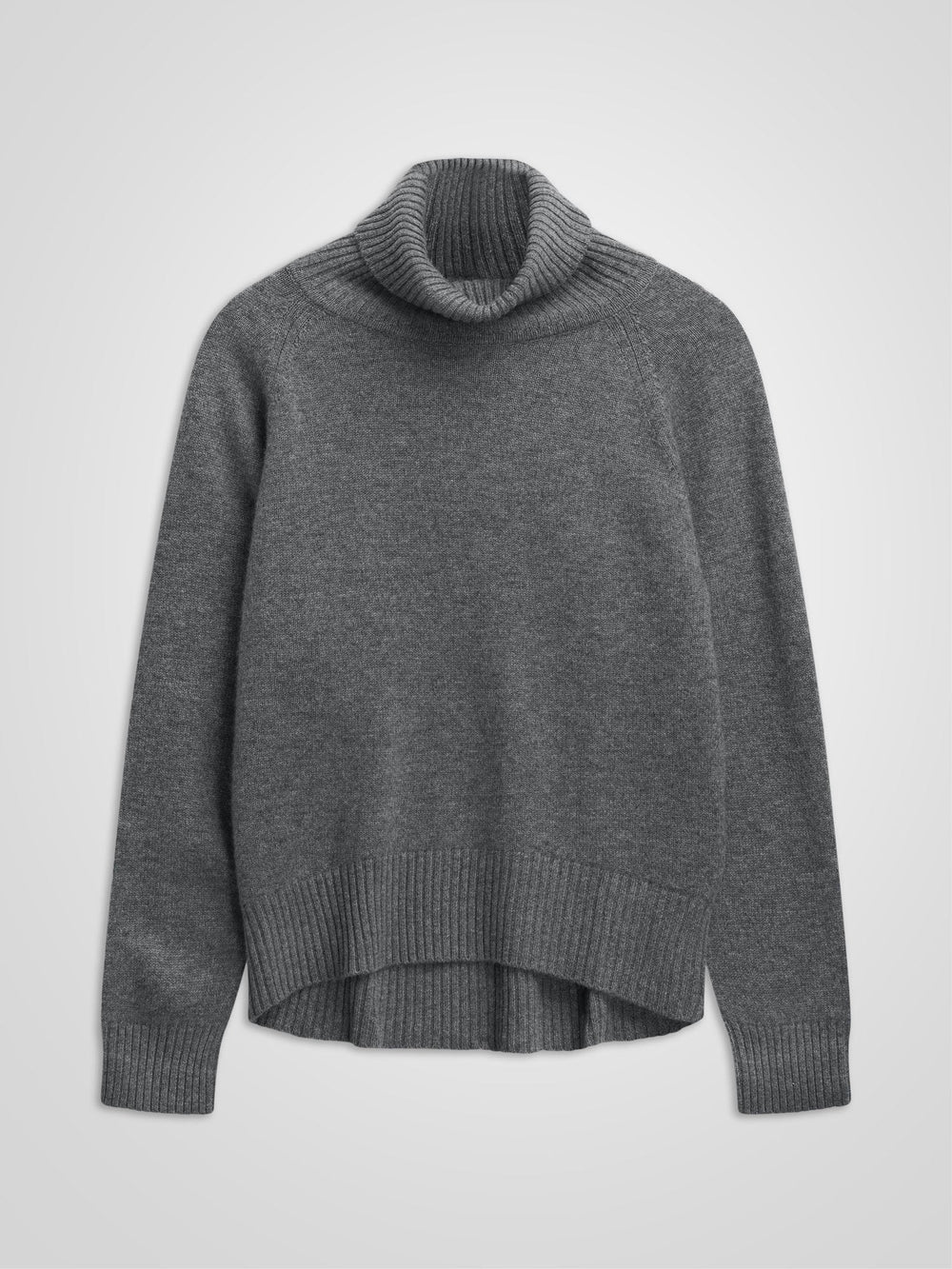 Cashmere sweater "Milano" - dark grey - 100% pure Cashmere - Scandinavian design - Kashmina of Norway