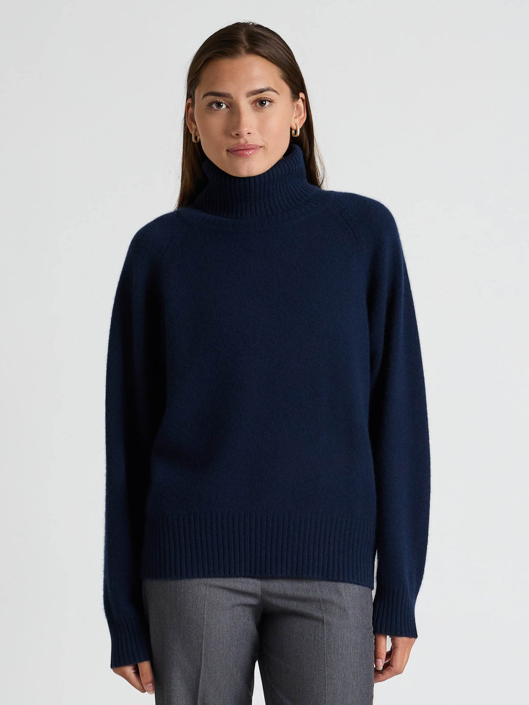 Cashmere sweater "Milano" - Navy