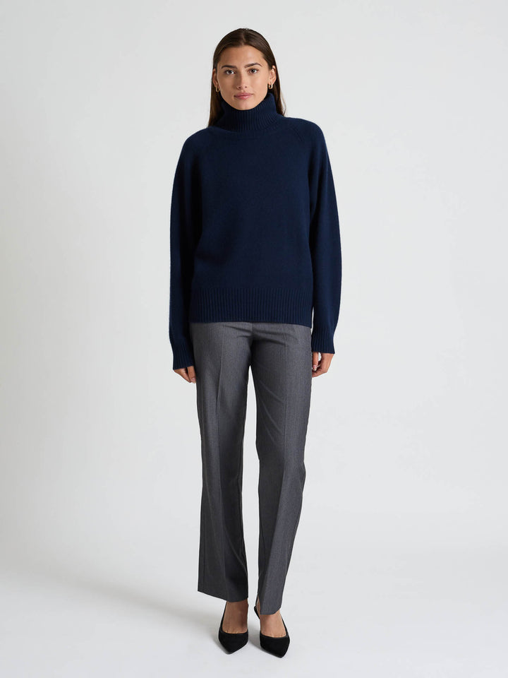 Cashmere sweater "Milano" - Navy