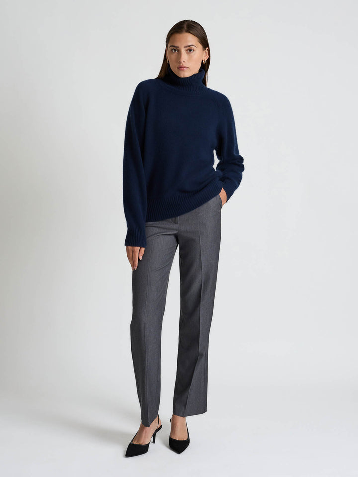 Cashmere sweater "Milano" - Navy
