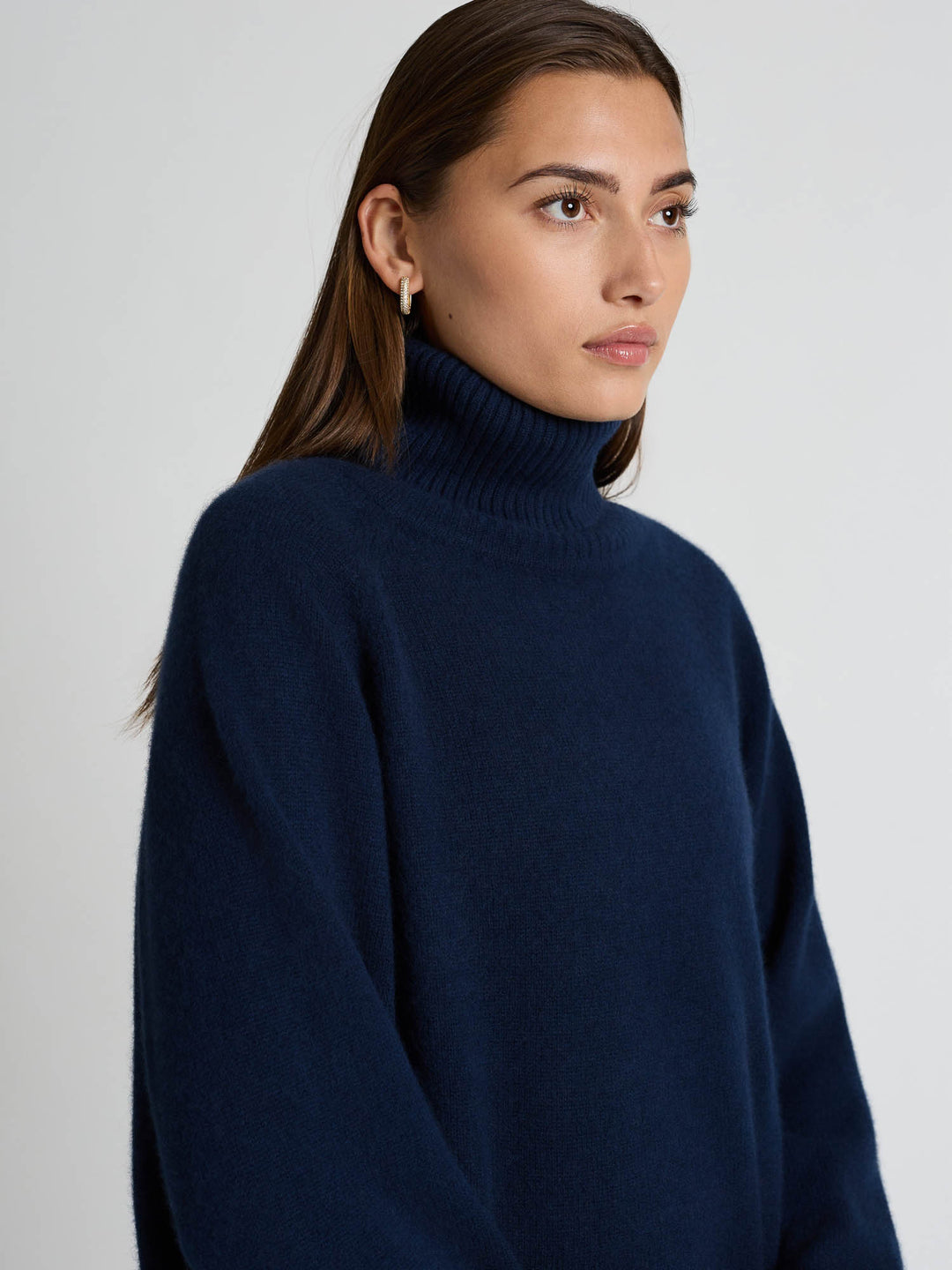 Cashmere sweater "Milano" - Navy
