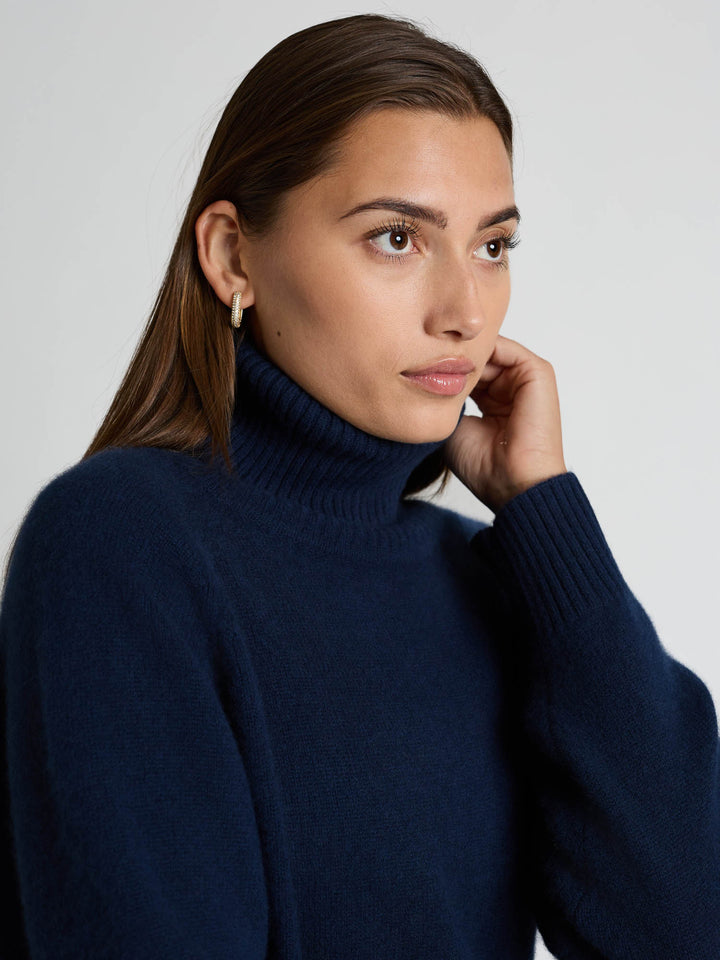 Cashmere sweater "Milano" - Navy