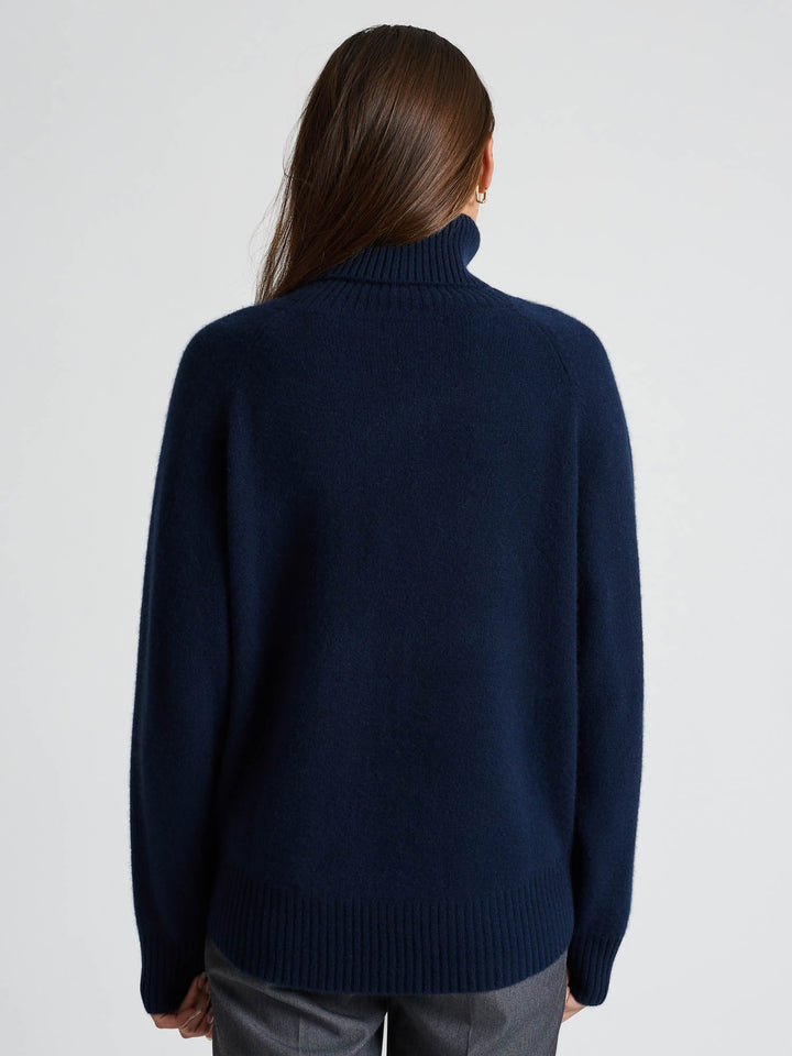 Cashmere sweater "Milano" - Navy