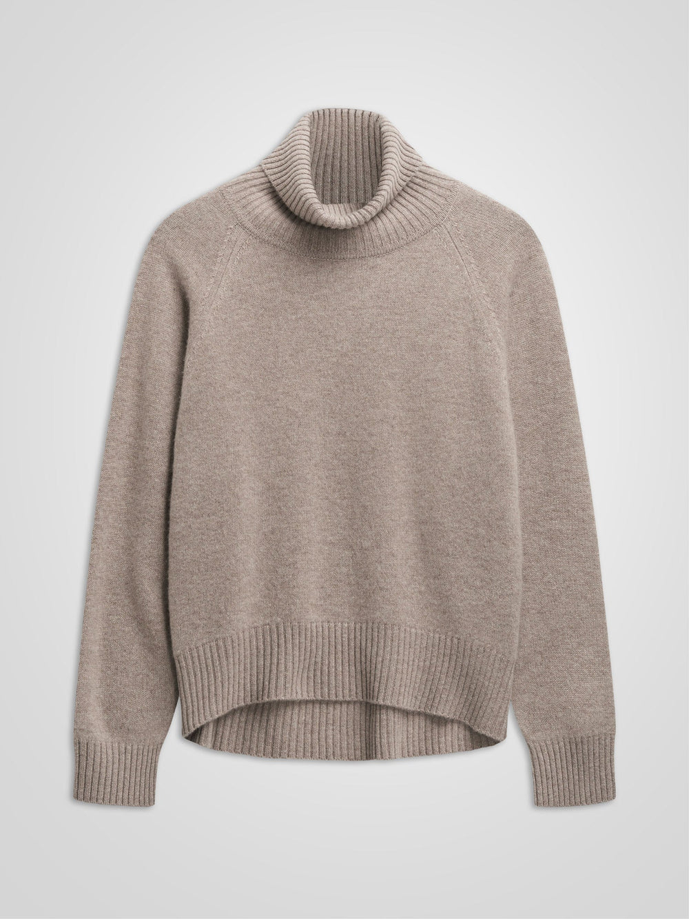 Cashmere sweater "Milano" - toast - 100% pure Cashmere - Scandinavian design - Kashmina of Norway