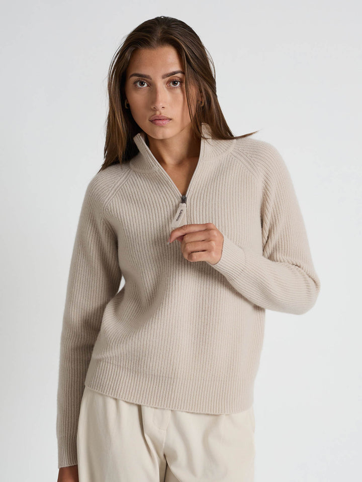 Cashmere sweater "Myra" - Cream