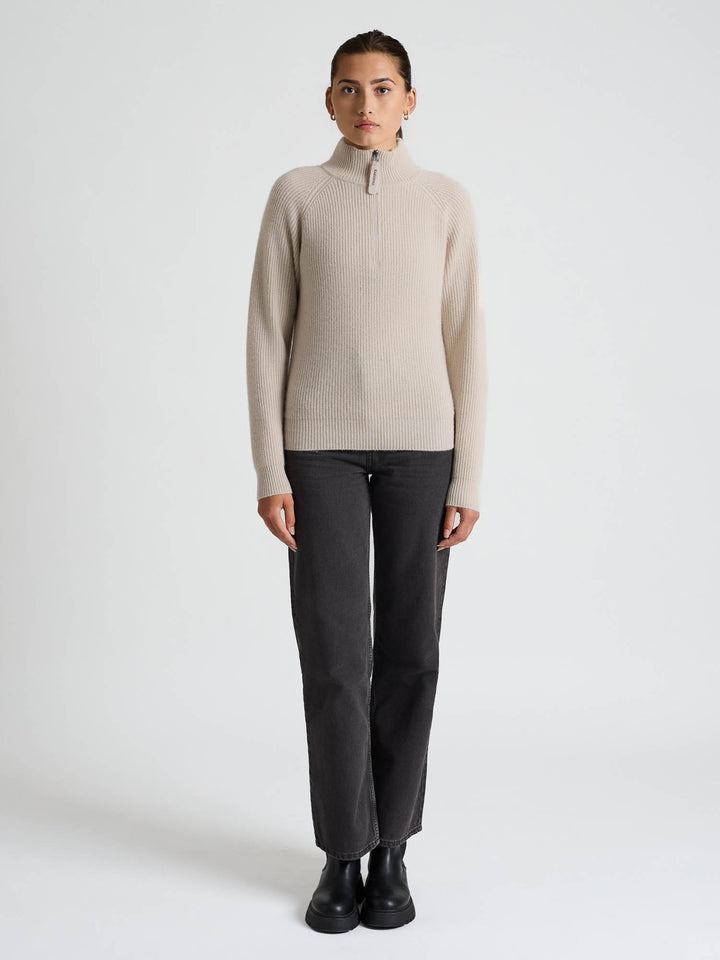 Cashmere sweater "Myra" - Cream