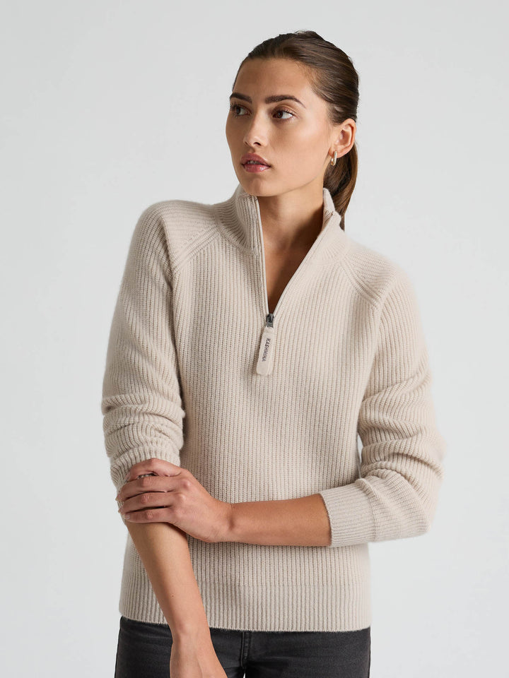 Cashmere sweater "Myra" - Cream