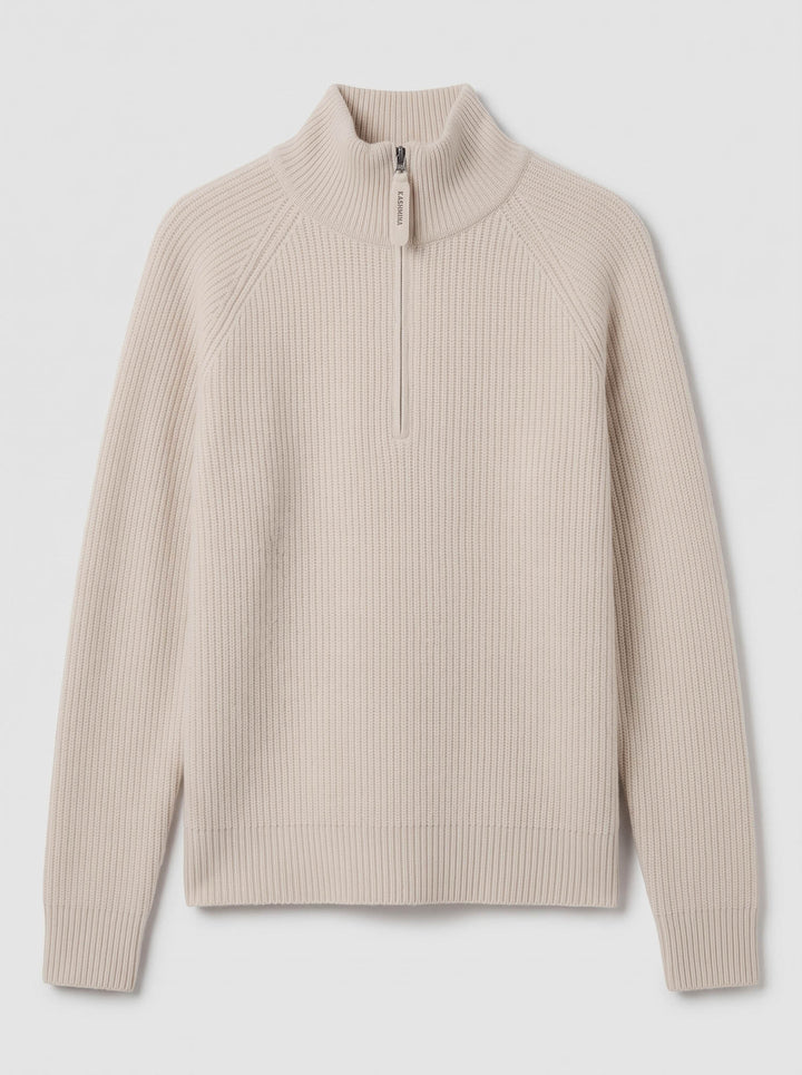 Cashmere sweater "Myra" - Cream