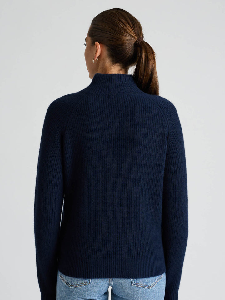 Cashmere sweater "Myra" - Navy