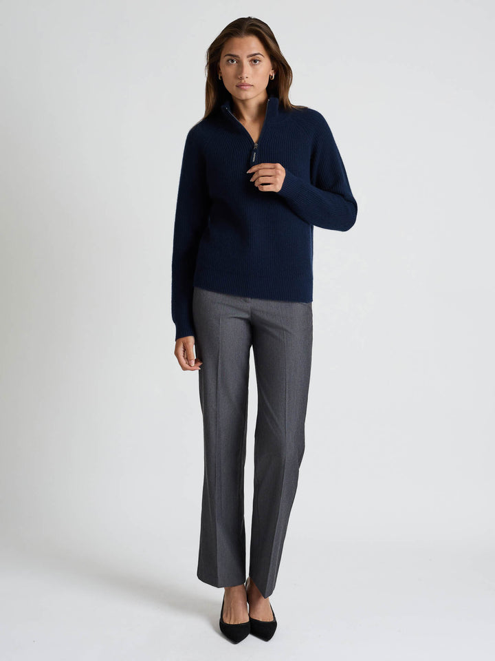 Cashmere sweater "Myra" - Navy