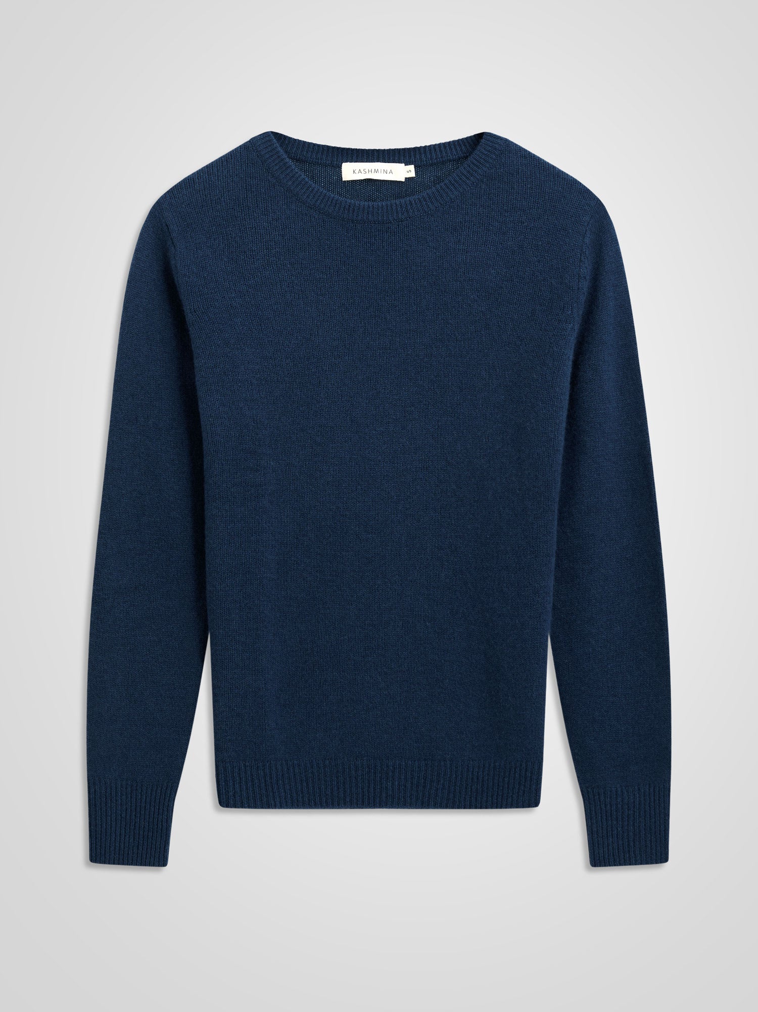 argue WOOL CASHMERE HOLE SWEAT KNIT 紺 Cashmere sweater 