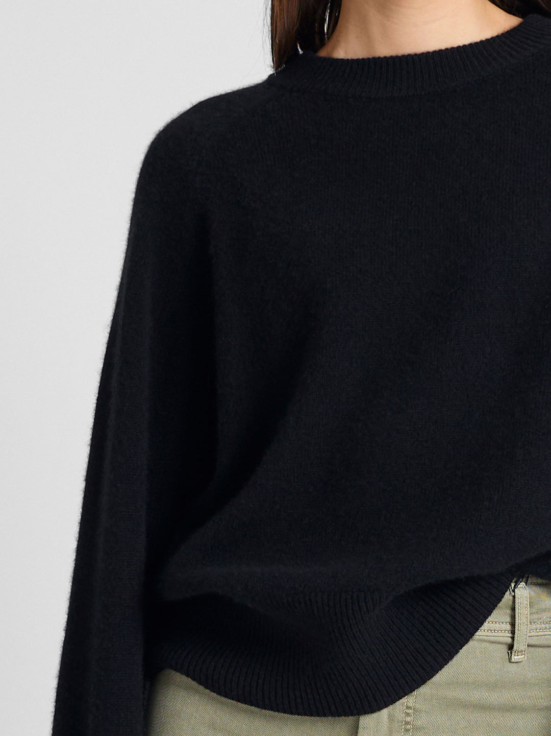 Cashmere sweater "Signy" - black