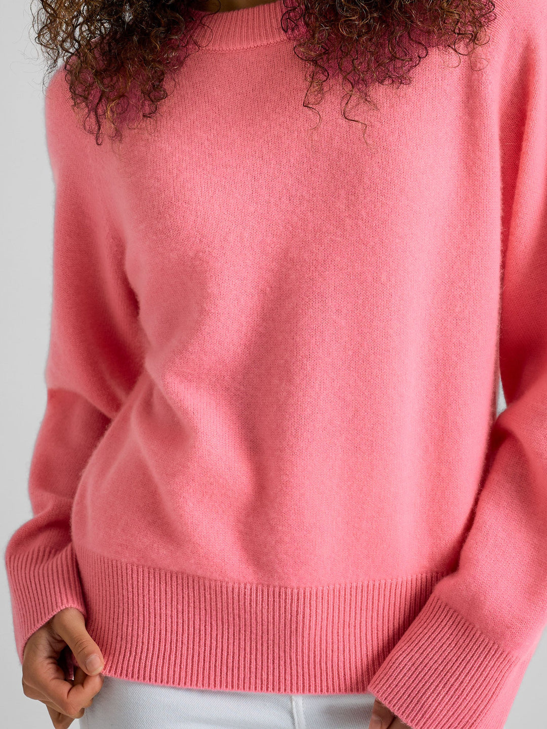 Cashmere sweater "Signy" - Bubblegum pink - 100% pure Cashmere - Scandinavian design - Kashmina