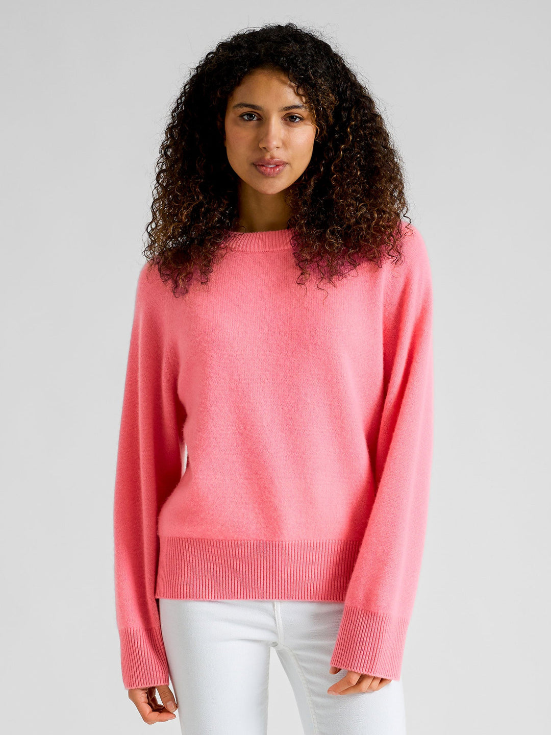Cashmere sweater "Signy" - Bubblegum pink - 100% pure Cashmere - Scandinavian design - Kashmina