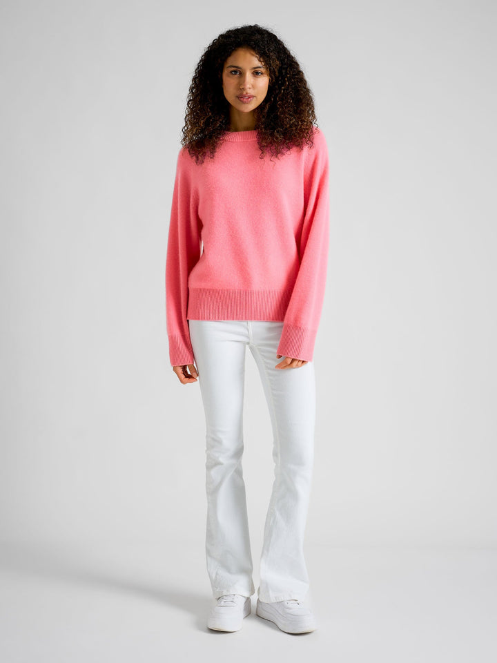Cashmere sweater "Signy" - Bubblegum pink - 100% pure Cashmere - Scandinavian design - Kashmina