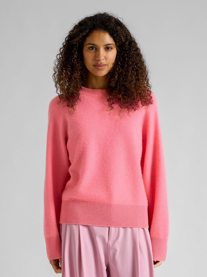 Cashmere sweater "Signy" - Bubblegum pink - 100% pure Cashmere - Scandinavian design - Kashmina