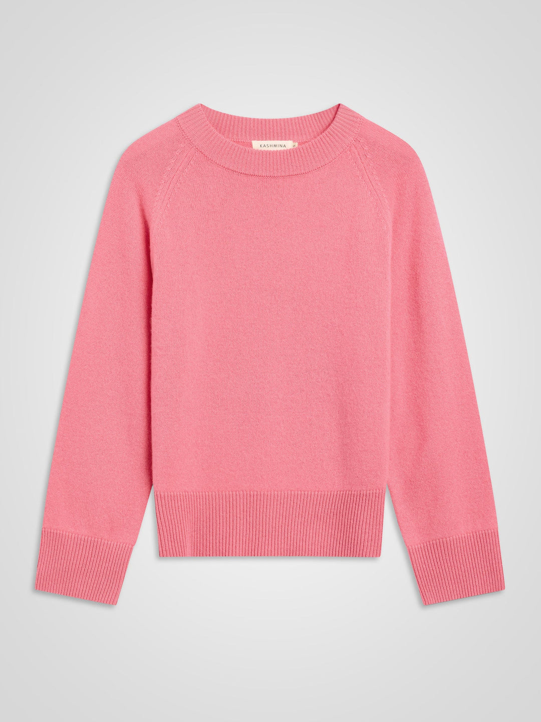 Cashmere sweater "Signy" - Bubblegum pink - 100% pure Cashmere - Scandinavian design - Kashmina