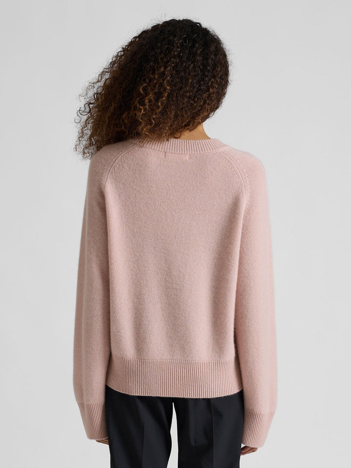 Cashmere sweater "Signy" - Rose glow - 100% pure Cashmere - Scandinavian design - Kashmina