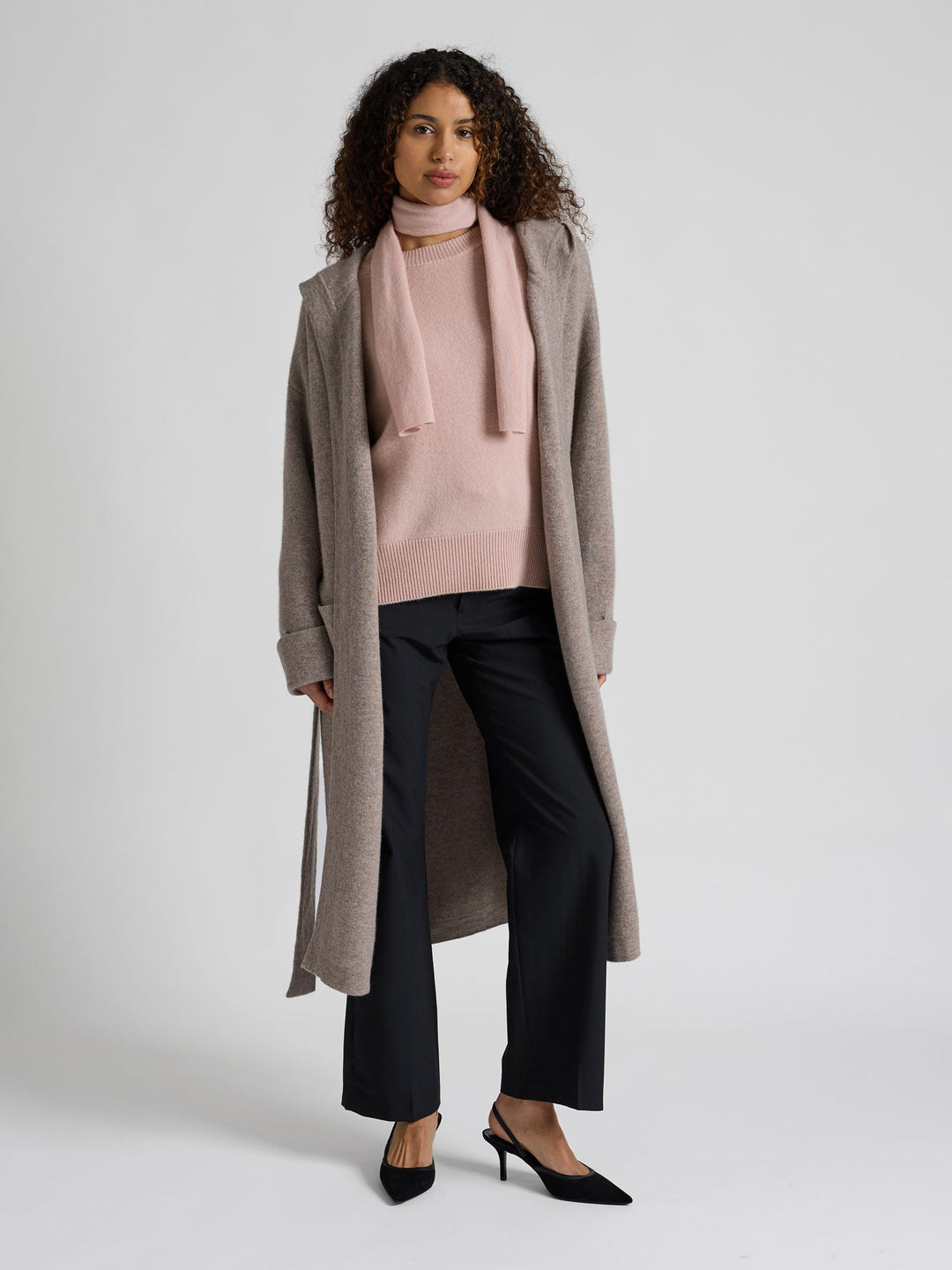 Mini scarf "Softy" - rose glow - 100% pure Cashmere - Scandinavian design - Kashmina of Norway