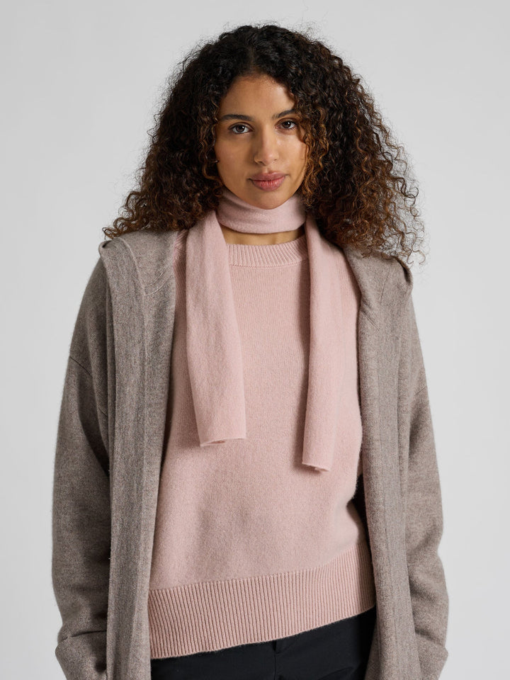 Mini scarf "Softy" - rose glow - 100% pure Cashmere - Scandinavian design - Kashmina of Norway