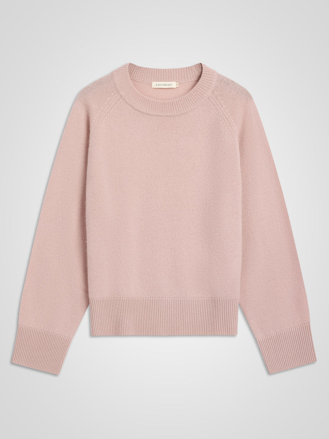 Cashmere sweater "Signy" - Rose glow - 100% pure Cashmere - Scandinavian design - Kashmina