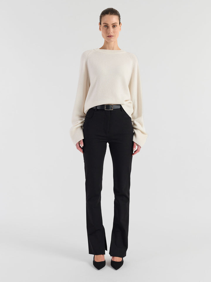 Cashmere sweater "Signy" - white