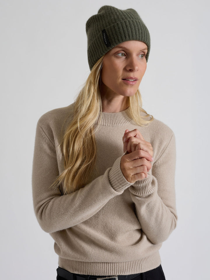 Cashmere sweater "Sofia long" color ginger. Norwegian design in 100% cashmere from Kashmina 