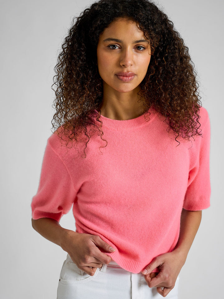 Cashmere sweater "Sval" - Bubblegum pink - 100% pure Cashmere - Scandinavian design - Kashmina