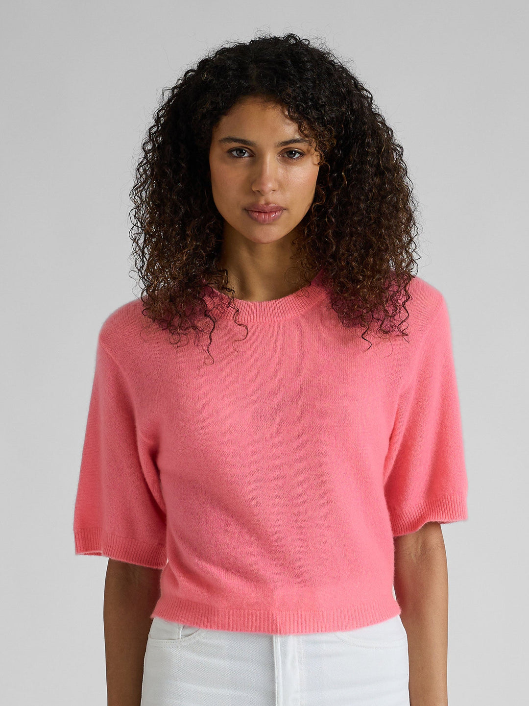 Cashmere sweater "Sval" - Bubblegum pink - 100% pure Cashmere - Scandinavian design - Kashmina