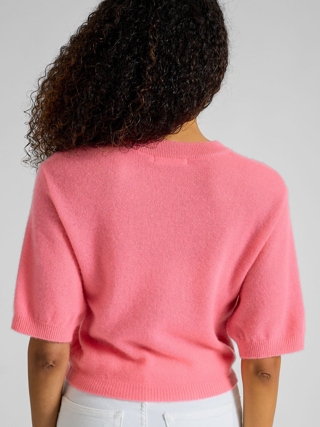Cashmere sweater "Sval" - Bubblegum pink - 100% pure Cashmere - Scandinavian design - Kashmina