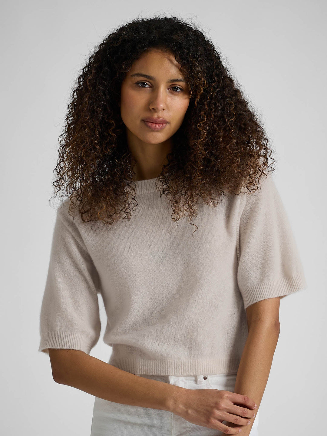 Cashmere sweater "Sval" - Cream - 100% pure Cashmere - Scandinavian design - Kashmina