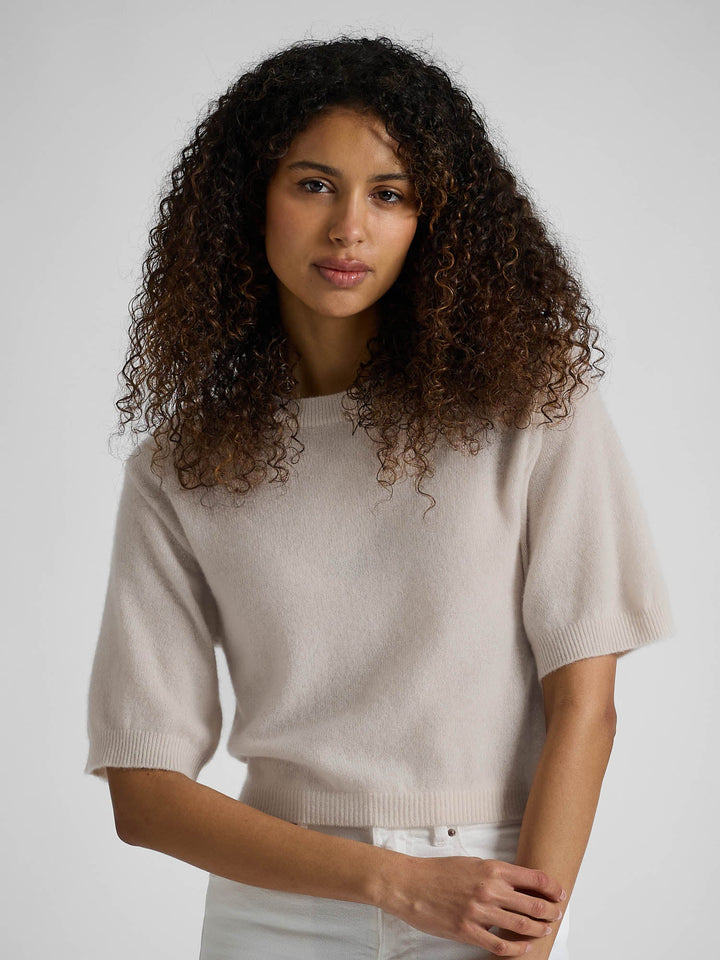 Cashmere sweater "Sval" - Cream - 100% pure Cashmere - Scandinavian design - Kashmina