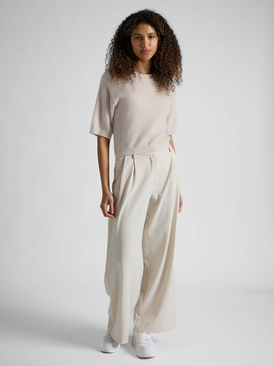 Cashmere sweater "Sval" - Cream - 100% pure Cashmere - Scandinavian design - Kashmina