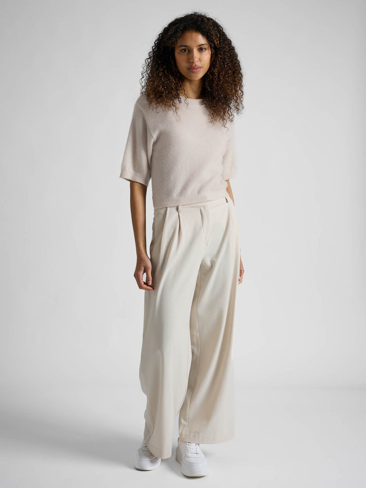 Cashmere sweater "Sval" - Cream - 100% pure Cashmere - Scandinavian design - Kashmina