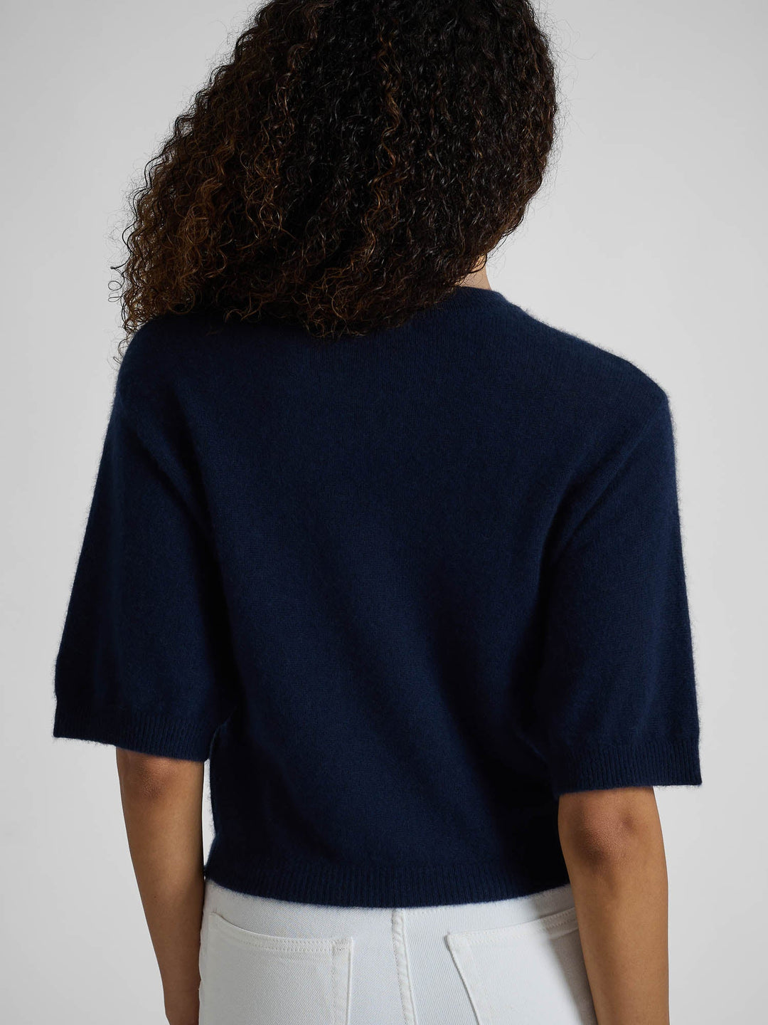 Cashmere sweater "Sval" - Navy - 100% pure Cashmere - Scandinavian design - Kashmina