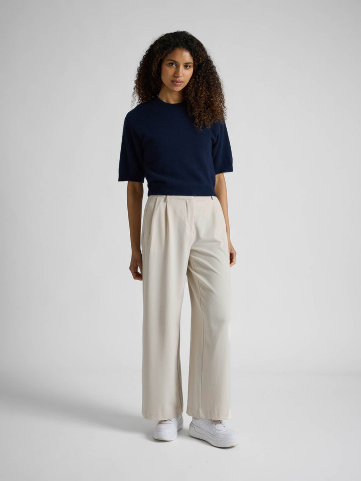 Cashmere sweater "Sval" - Navy - 100% pure Cashmere - Scandinavian design - Kashmina
