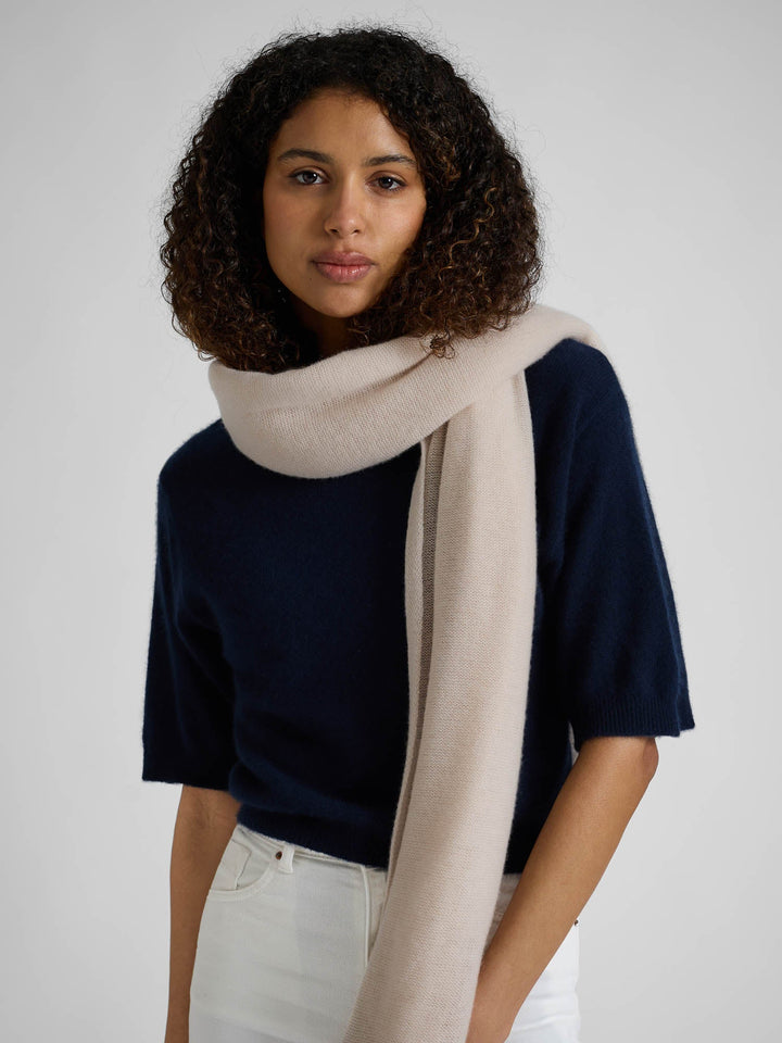 Cashmere sweater "Sval" - Navy - 100% pure Cashmere - Scandinavian design - Kashmina