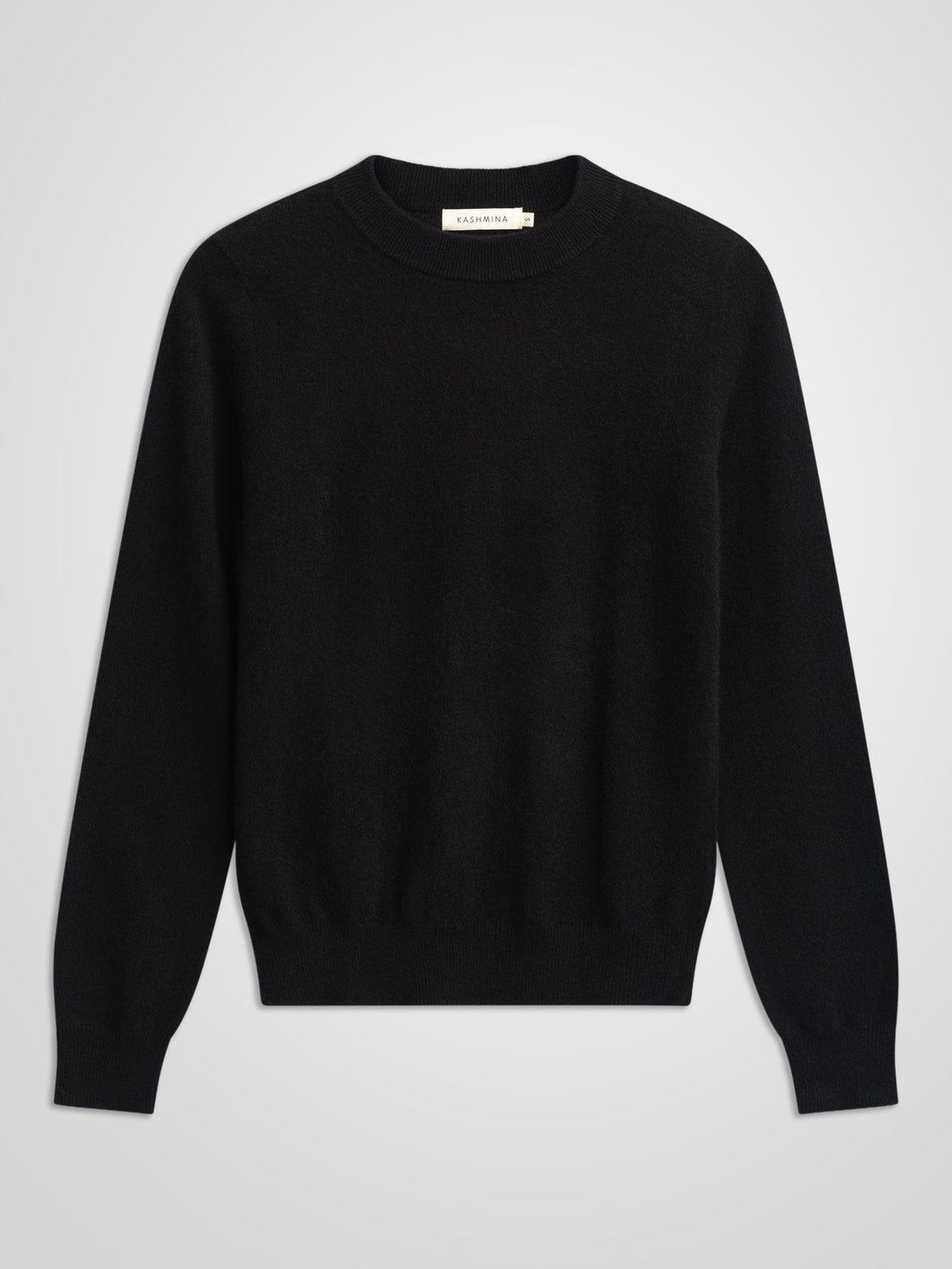 Cashmere sweater "Thora" - black - 100% pure Cashmere - Scandinavian design - Kashmina of Norway