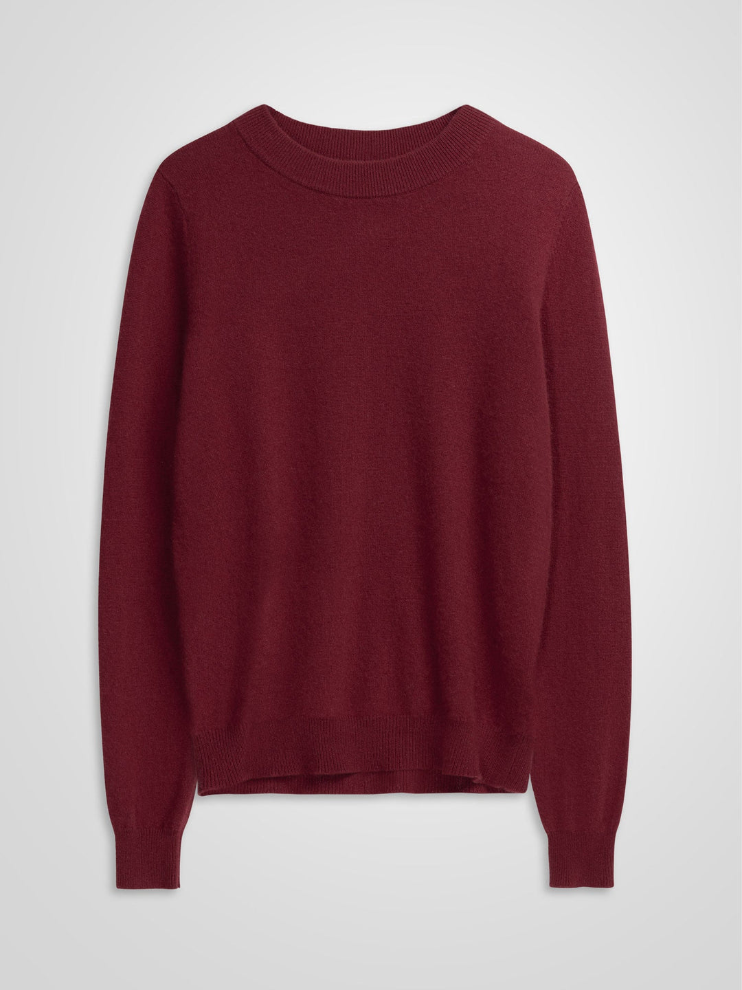 cashmere sweater "Thora" - Bordeaux - 100% pure Cashmere - Scandinavian design - Kashmina of Norway