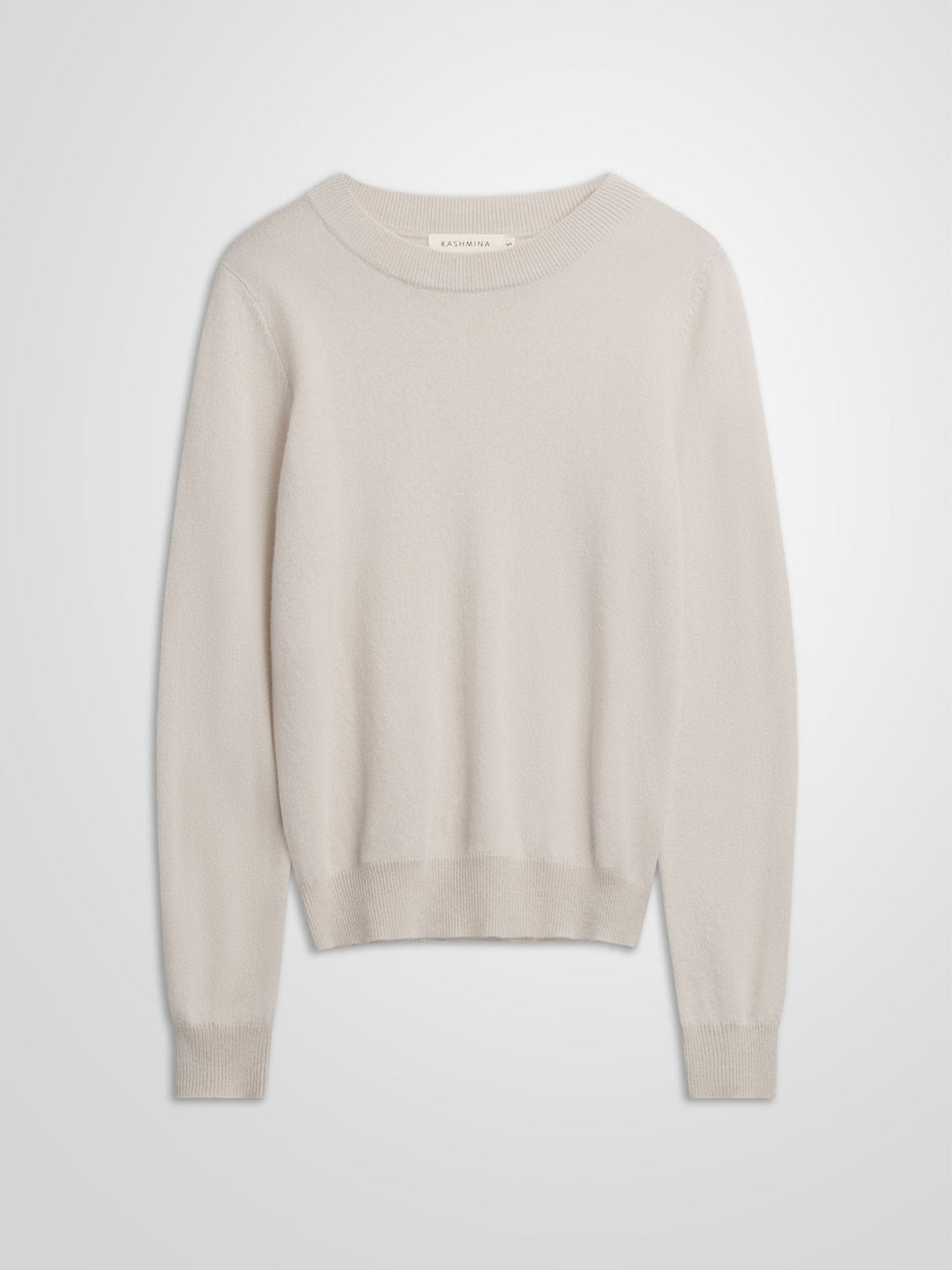 Cashmere sweater "Thora" - cream - 100% pure Cashmere - Scandinavian design - Kashmina of Norway