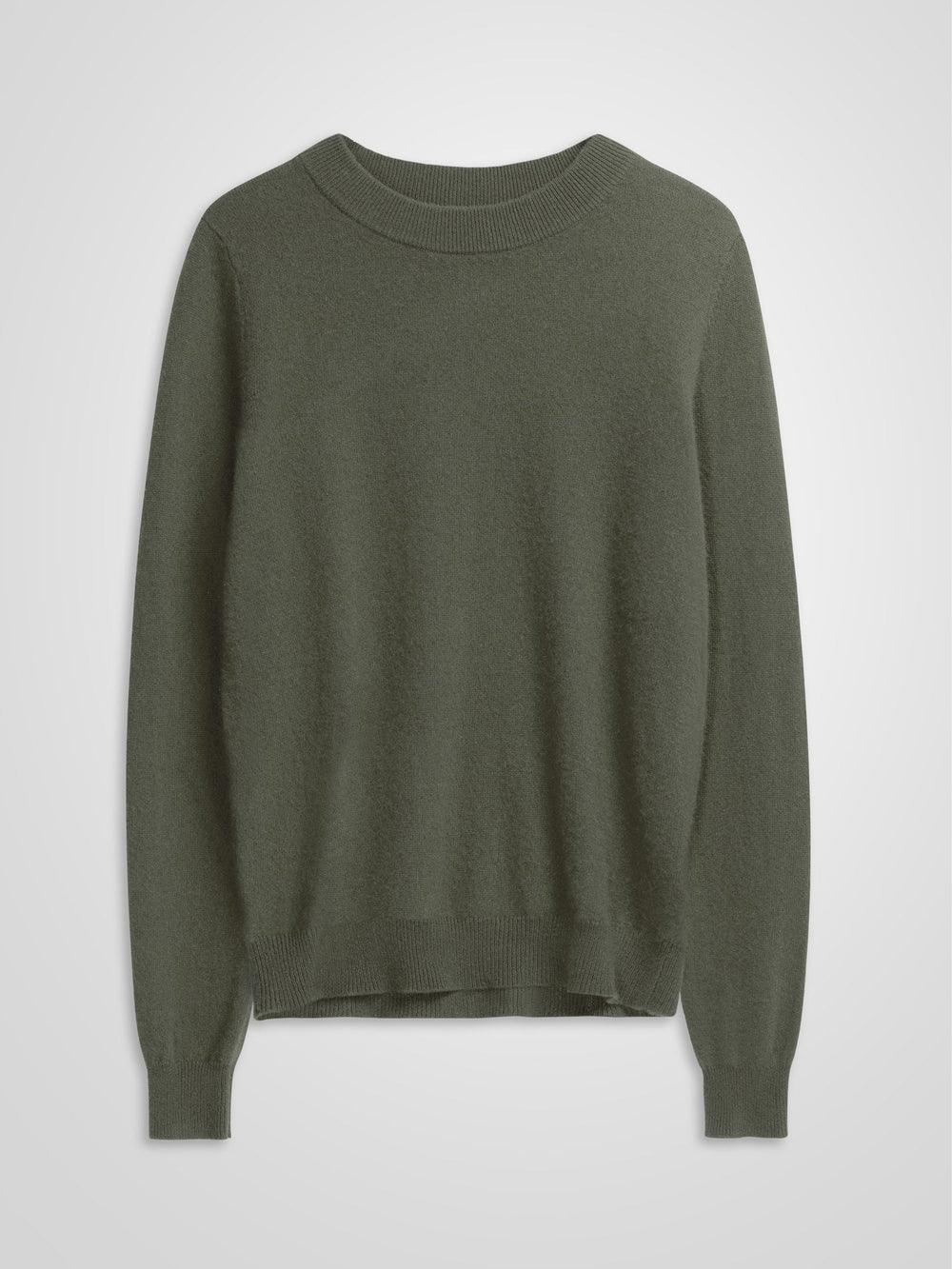 Cashmere sweater "Thora" - Eucalyptus - 100% pure Cashmere - Scandinavian design - Kashmina of Norway
