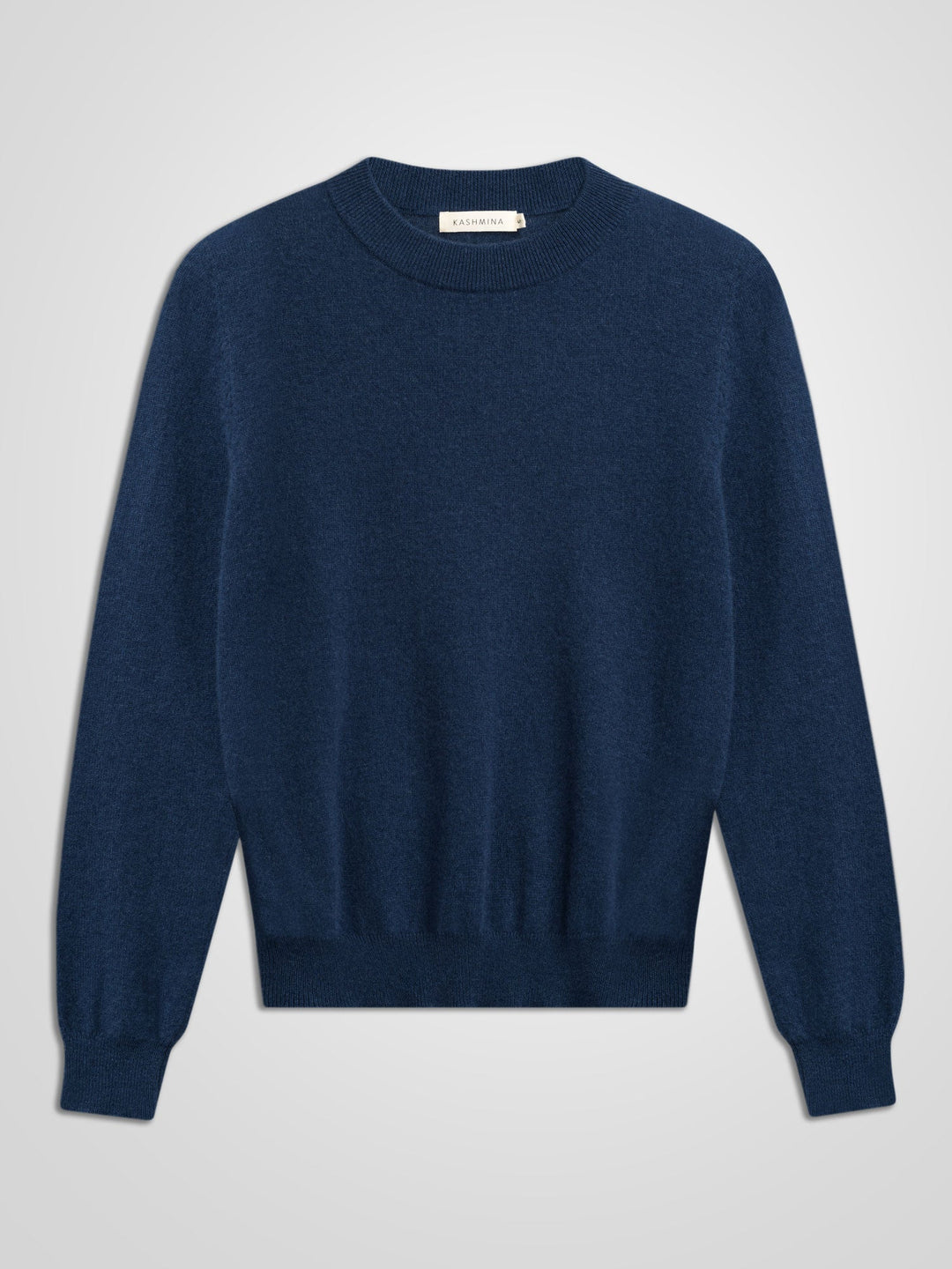Cashmere sweater "Thora" - mountain blue - 100% pure Cashmere - Scandinavian design - Kashmina of Norway