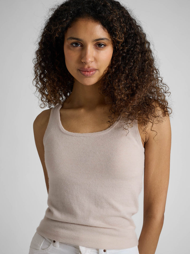 Cashmere top "Skin" - nude - 100% pure Cashmere - Scandinavian design - Kashmina of Norway