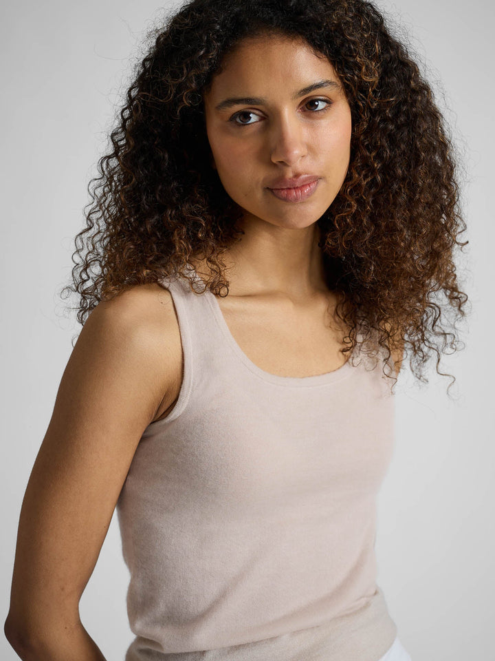 Cashmere top "Skin" - nude - 100% pure Cashmere - Scandinavian design - Kashmina of Norway