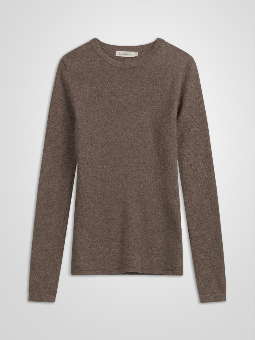 Cashmere sweater "Unni" - Dark Toast - 100% pure Cashmere - Scandinavian design - Kashmina of Norway