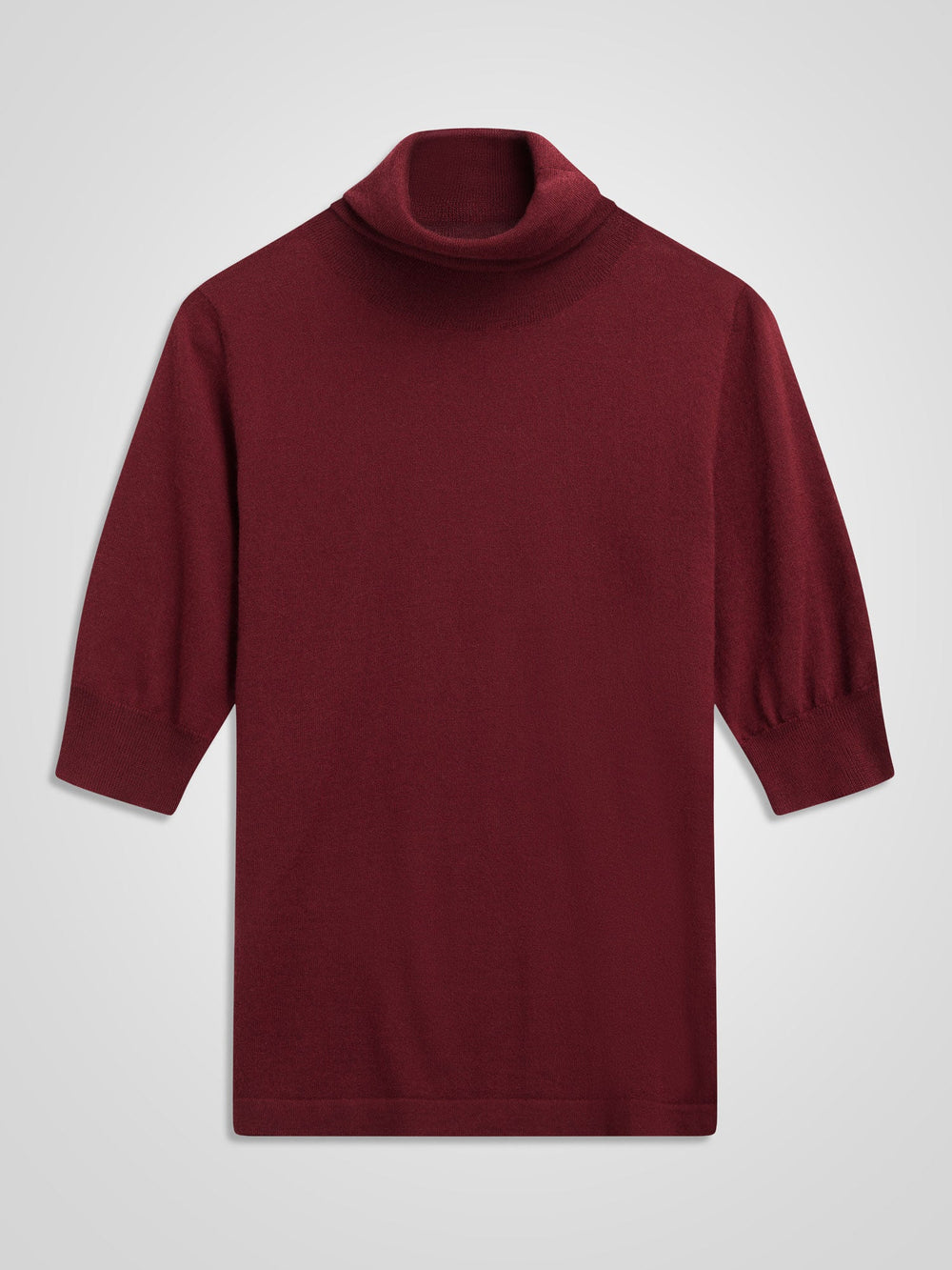 Cashmere sweater "Agnes" - Bordeaux - 100% pure Cashmere - Scandinavian design - Kashmina of Norway