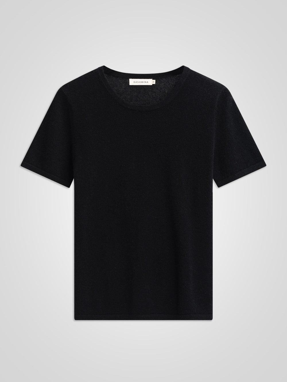 Cashmere T-shirt "Fresh" - black - 100% pure Cashmere - Scandinavian design - Kashmina of Norway