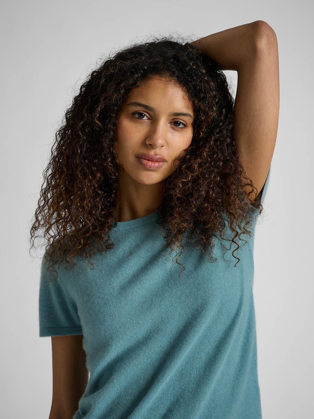 Cashmere T-shirt "Fresh" - arctic - 100% pure Cashmere - Scandinavian design - Kashmina of Norway