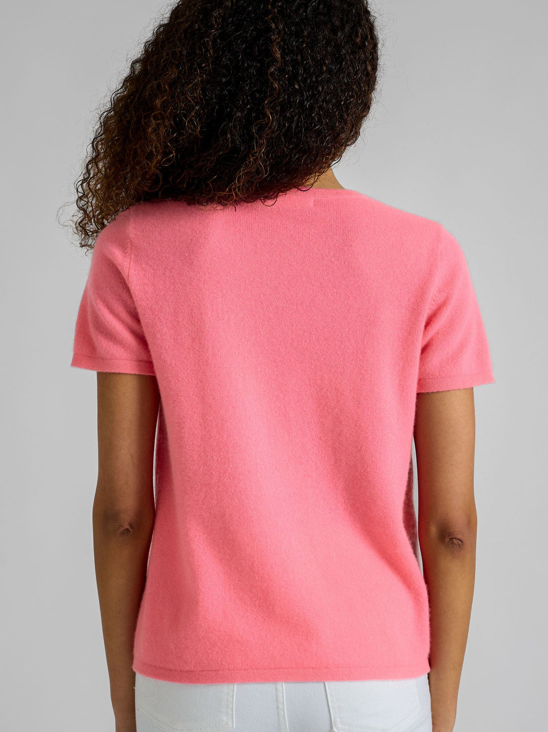 Cashmere T-shirt "Fresh" - Bubblegum pink - 100% pure Cashmere - Scandinavian design - Kashmina